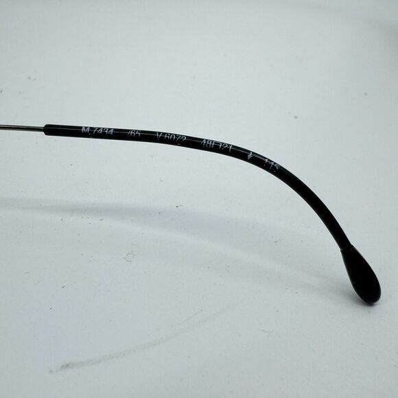 SILHOUETTE M7434 /65 V 6072 Eyeglasses Frames 48-21 Black Rimless H11856 - Picture 6 of 7